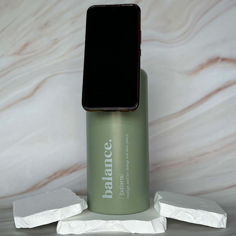 1 Litre Insulated Bottle with Sip Lid & FREE Magnetic Phone Holder Lid