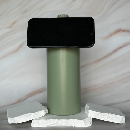 1 Litre Insulated Bottle + Sip Lid + FREE Magnetic Phone Holder Lid