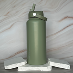 1 Litre Insulated Bottle with Sip Lid & FREE Magnetic Phone Holder Lid