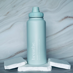 1 Litre Insulated Bottle with Sip Lid & FREE Magnetic Phone Holder Lid