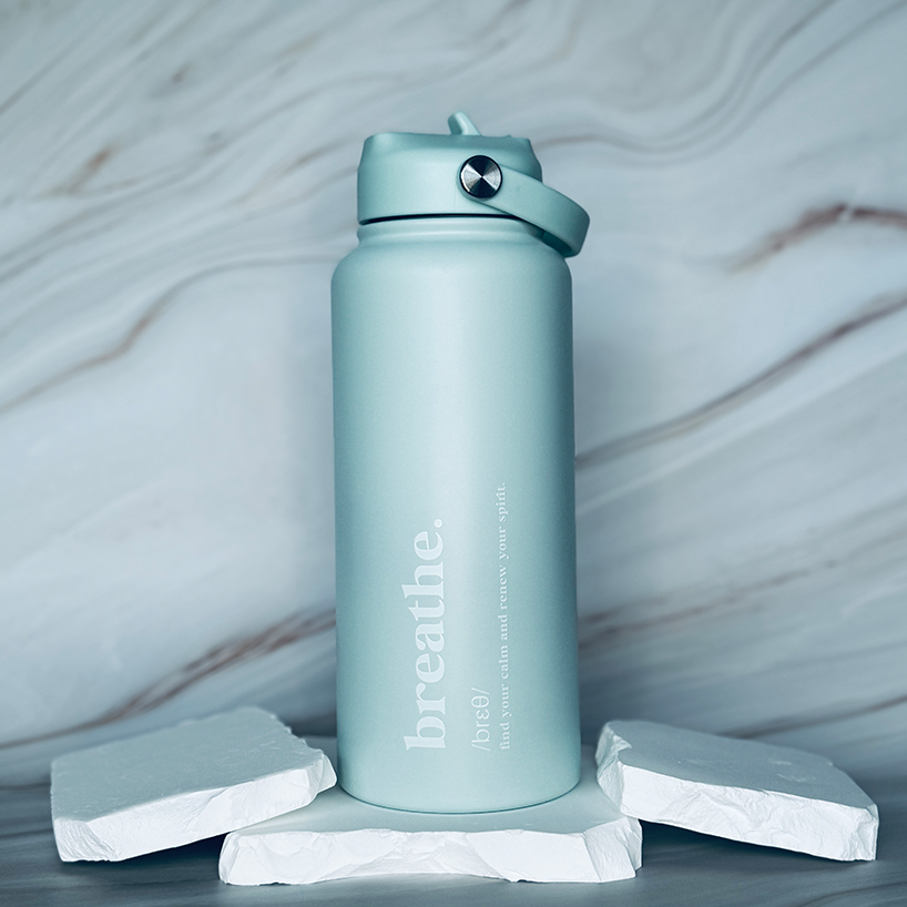 1 Litre Insulated Bottle with Sip Lid & FREE Magnetic Phone Holder Lid