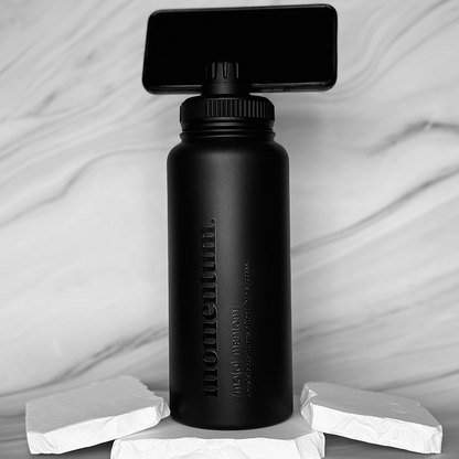 1 Litre Insulated Bottle + Sip Lid + FREE Magnetic Phone Holder Lid